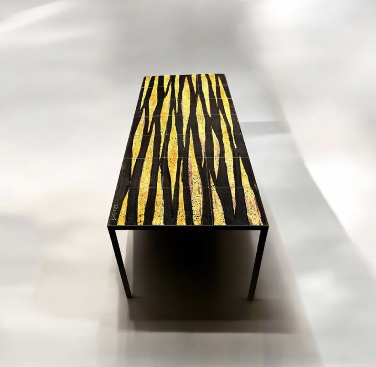 Ceramic Coffee Table By Julien De Covemaeker Circa 1960-photo-3